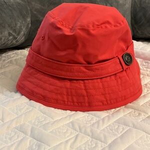 Eddie Bauer Coral Red Bucket Hat